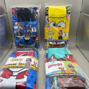 Men’s Character Boxer Briefs and Socks Set - choose 1